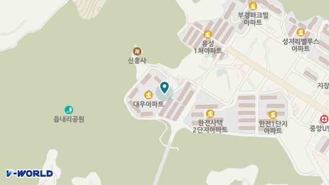가평재가복지센터 위치 지도