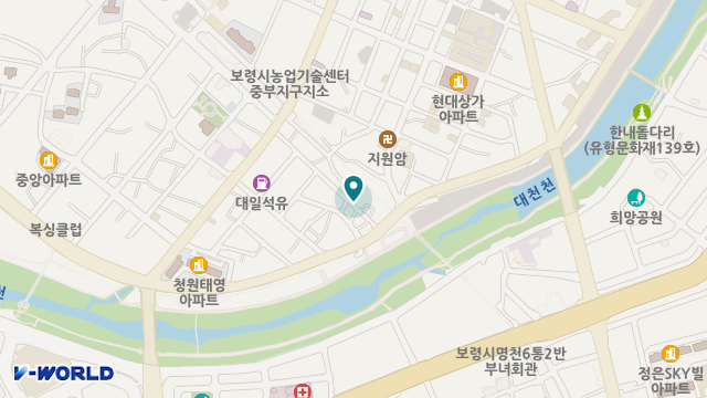 느티나무복지센터 위치 지도