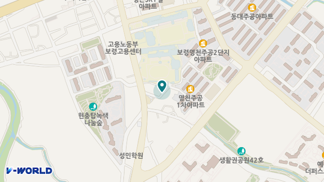 희망재가복지센터 위치 지도