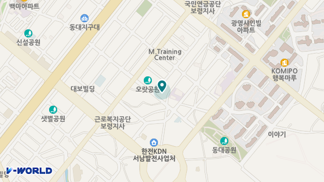 늘푸른복지센터(늘푸른사회적협동조합) 위치 지도