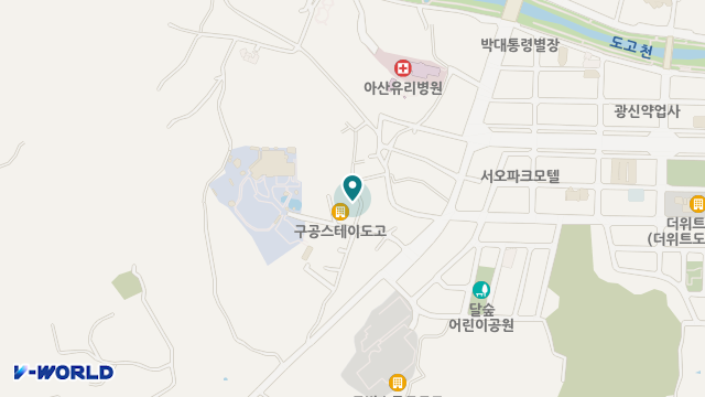 아산노인복지센터 위치 지도