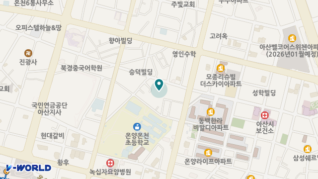 온양정애요양원 병설 정애노인복지센터 위치 지도