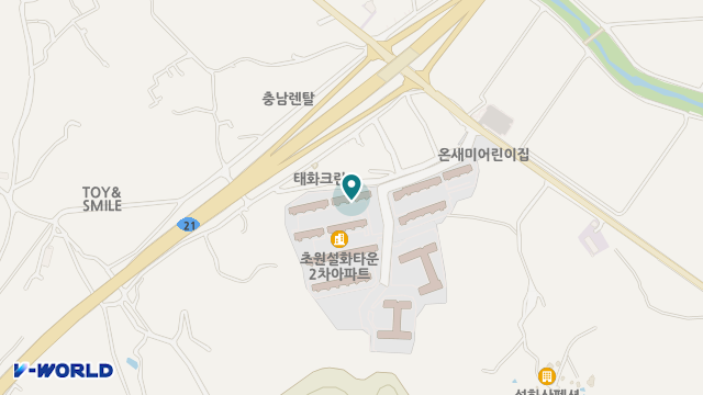 해바라기방문요양센터 위치 지도