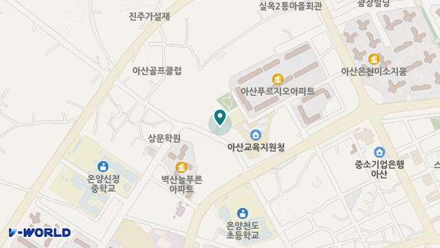 아산충무노인주간보호센터(실옥점) 위치 지도