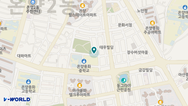 아산재가복지센터 위치 지도