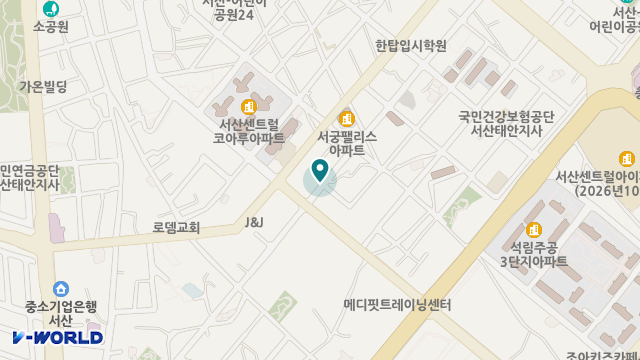 서산제일재가복지센터 위치 지도