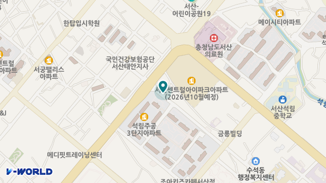 서산평안재가복지센터 위치 지도