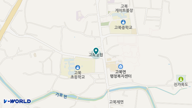 고북농협 재가복지센터 위치 지도