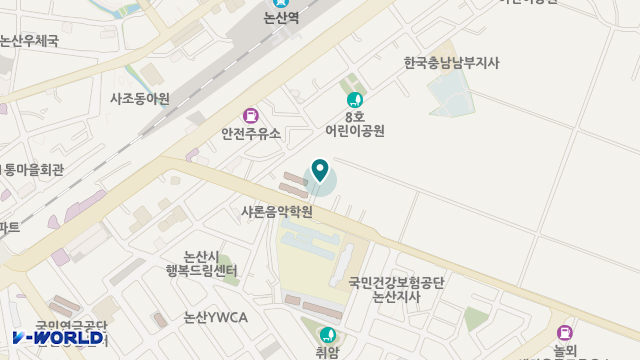 덕은노인주간보호센터 위치 지도