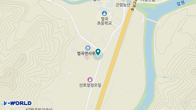 벌곡사랑방문요양센터 위치 지도