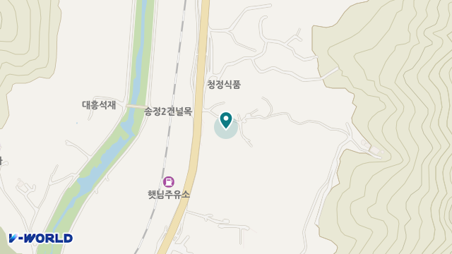 송정재가복지센터 위치 지도