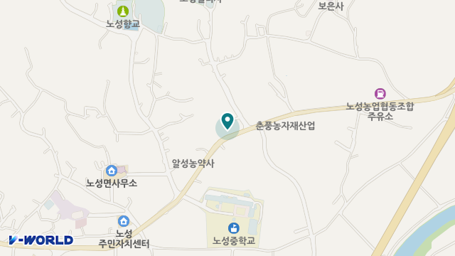 노성어르신복지센터 위치 지도