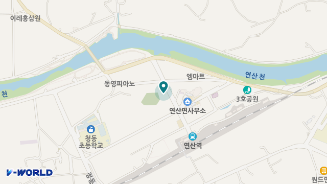 다온노인복지센터 위치 지도