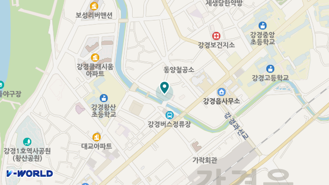 금강노인복지센터 위치 지도