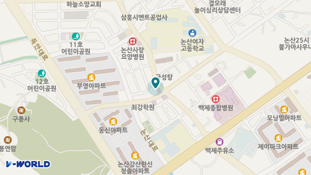 논산사랑재가복지센터 위치 지도