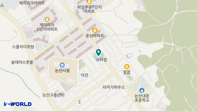 놀뫼사랑노인복지센터 위치 지도
