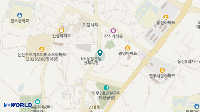 연무재가복지센터 위치 지도