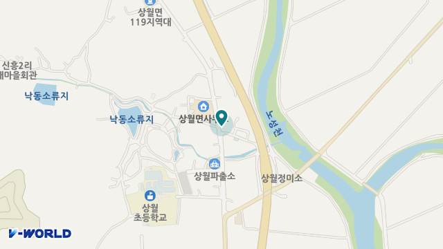 상월재가복지센터 위치 지도