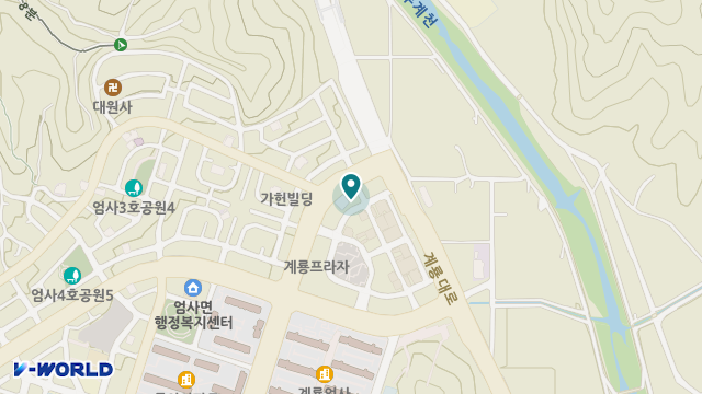 계룡효자부모님케어센터 위치 지도