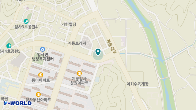 아리야재가복지센터 위치 지도