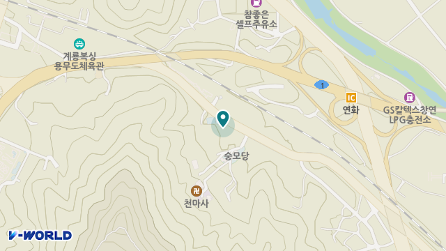 계룡사랑재가노인복지센터 위치 지도