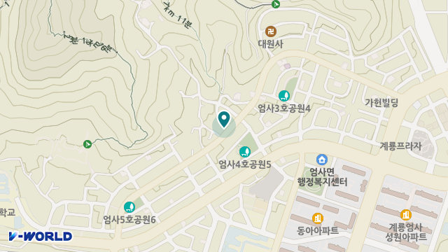 계룡가온방문요양센터 위치 지도