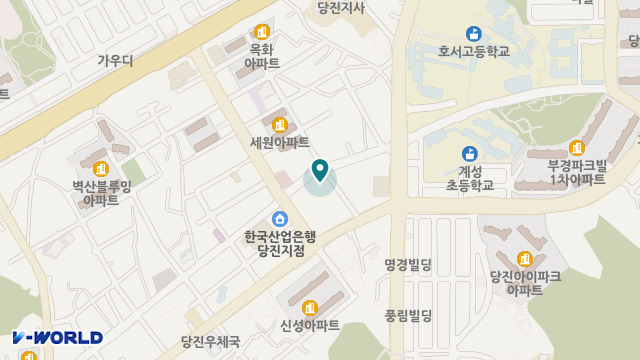 당진방문간호원당요양센터 위치 지도