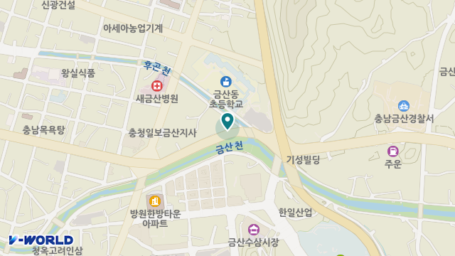 효심원 위치 지도