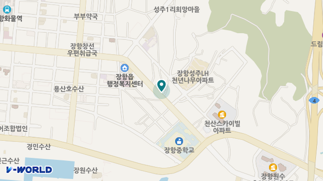 우정장기요양센터 위치 지도