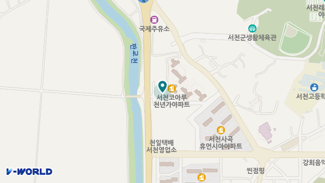 서천사랑통합케어센터 위치 지도