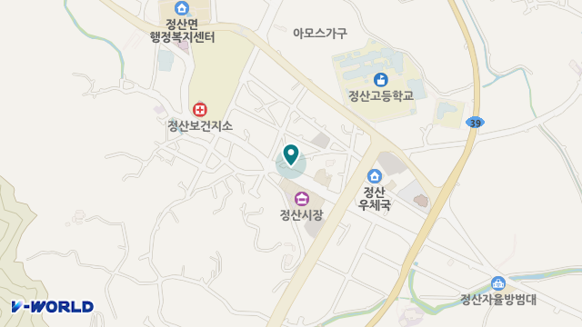 정산장수방문요양센터 위치 지도