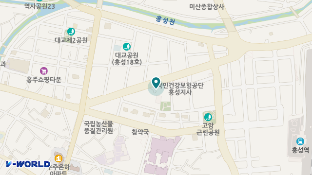 (주)홍성돌봄요양센터 위치 지도