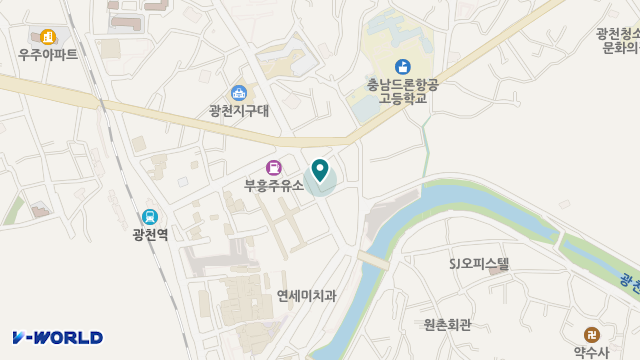 브라보광천주간보호센터 위치 지도