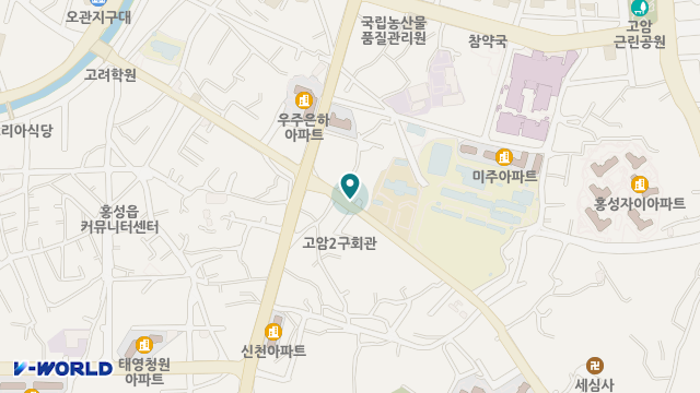 홍성내포재가요양센터 위치 지도