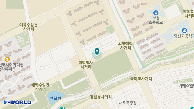 새 효자손복지센터 위치 지도