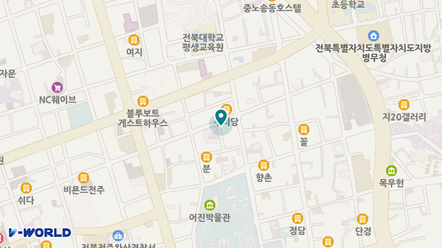 전주중앙노인복지센터 위치 지도