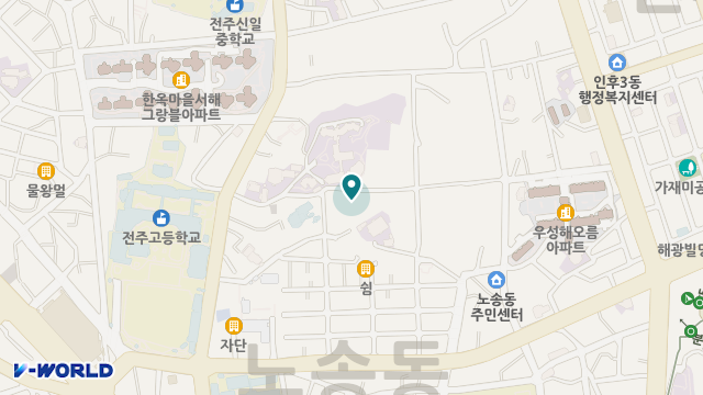 전주 인보노인복지센터 위치 지도
