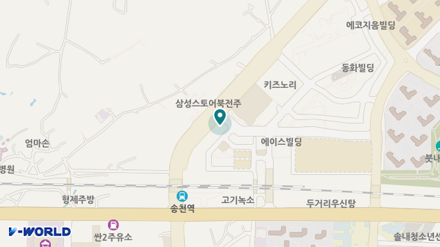 전주에코데이케어 위치 지도