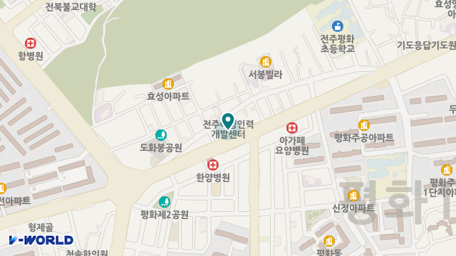전주 재활전문 주간보호센터 위치 지도