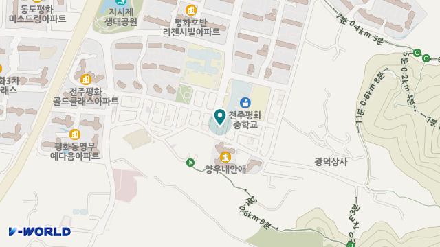 평화주간노인복지센터 위치 지도