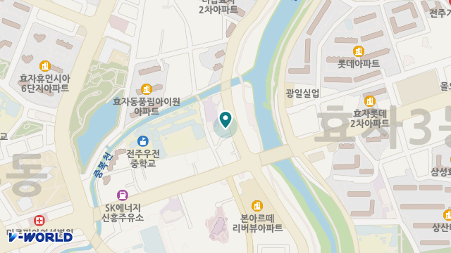 효자숲재활복지센터 위치 지도