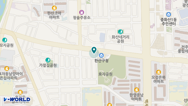 다비다노인복지센터 위치 지도