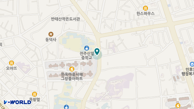 전주재가복지센터 위치 지도