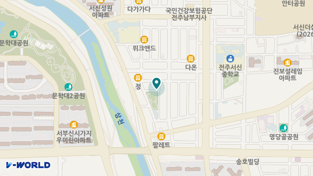 한우리복지센터 위치 지도