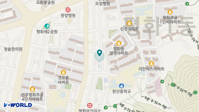 백세의료기기 위치 지도