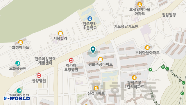 전북재가복지센터 위치 지도