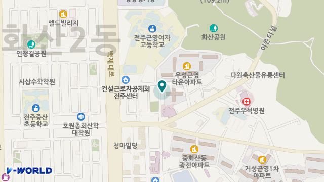 전주온누리주간보호센터 위치 지도