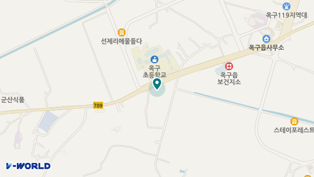 옥구노인주간보호센터 위치 지도