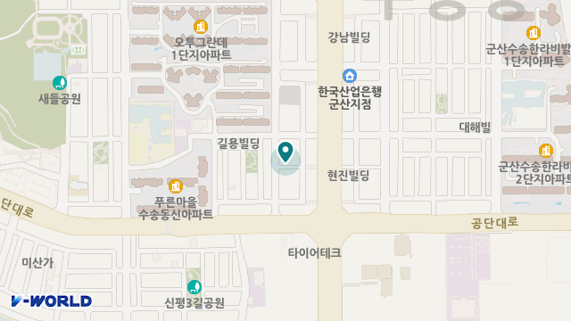 군산매일재활재가노인복지센터 위치 지도