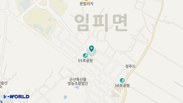 동군산재가복지센터 위치 지도
